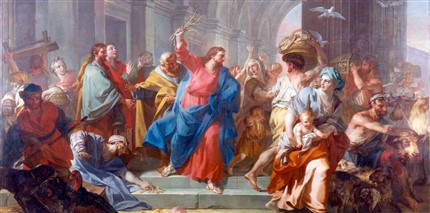 Gesù scaccia i mercati dal tempio