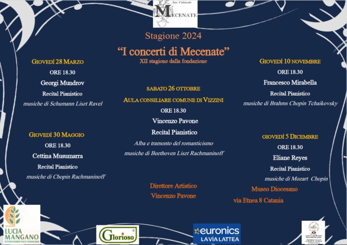 concerti mecenate pianisti Catania