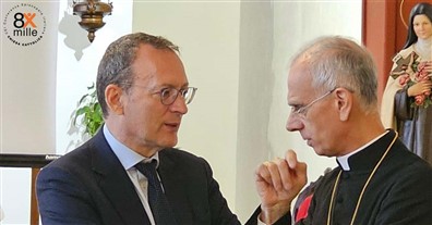 Massimo Mozio e vescovo Raspanti