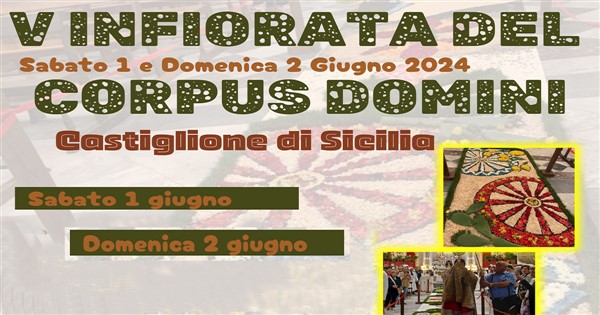 Castiglione di Sicilia,Infiorata 2024