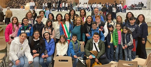 delegazione di Acireale incontra papa Francesco