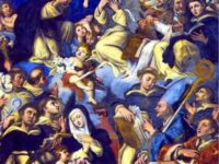Matteo Ragonisi Madonna del Rosario e santi domenicani-Chiesa San Domenico-Acireale