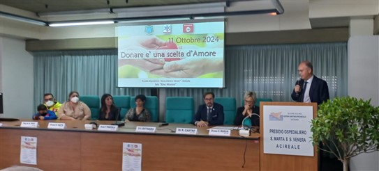Donare organi, convegno ad Acireale