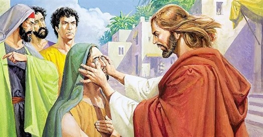 Gesù guarisce cieco