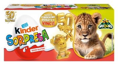 Kinder sorpresa compie 50 anni