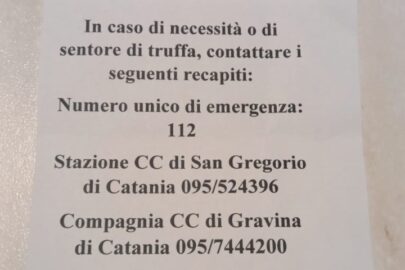 recapiti carabinieri contro truffe