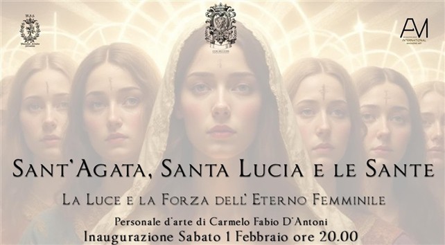 mostra su Sant'Agata santa Lucia e altre sante
