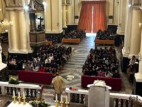 Alunni istituto Scandura alla festa ringraziamento san Filippo d’Agira