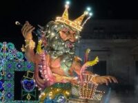 un carro del Carnevale di Acireale 2025