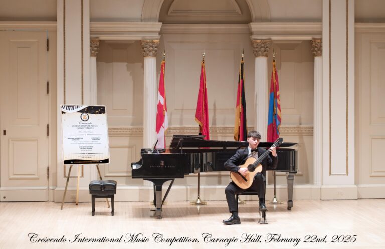 Samuel Vaccaro Incanta New-York Crescendo International Music Competition