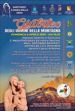 locandina Giubileo uomini montagna