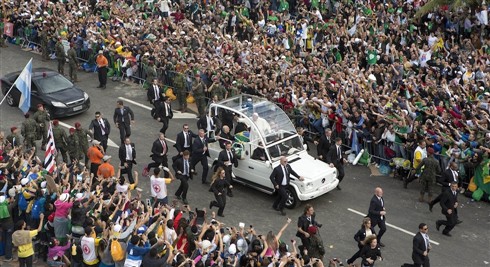 Papa Francesco a Copacabana