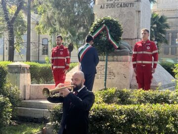 deposizione corona d'alloro