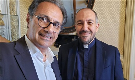 Salvatore Di Salvo e don Arturo Grasso