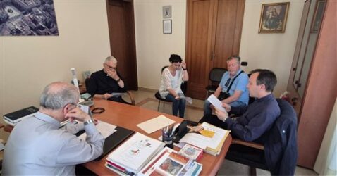 consegna dei lavori canonica chiesa Madonna della Fiducia