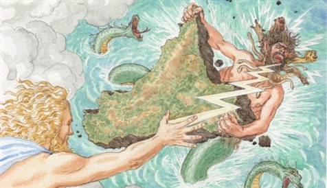I miti dell'Etna illustrazione