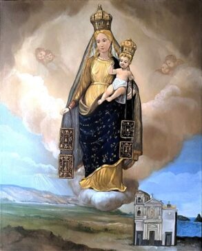 dipinto Madonna del Monte Carmelo