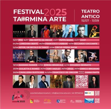 Cartellone festival Taormina Arte