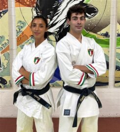 Giada e Sebastiano atleti di Ju Jitsu