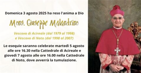 LUTTO Mons  Giuseppe Malandrino
