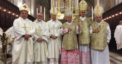 Mons Malandrino e altri vescovi