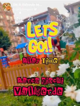 Pubblicità parco giochi Valverde