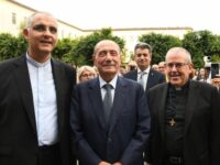 don Domenico Saraniti il presidente Schifani e don Fabio Attard