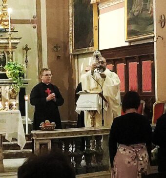 Fratel Carlo Mangione e don Sebastiano Leotta