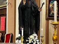 Statua di San Camillo chiesa Madre Aci Platani