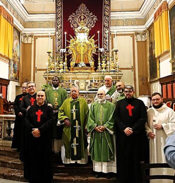 Visita reliquia san Camillo, gruppo