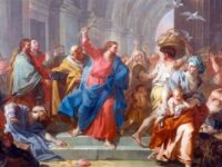 cacciata dei mercanti dal tempio Rapous Vittorio Amedeo 1760