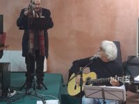L’attore Stefano Francesco Russo e Gesuele Sciacca