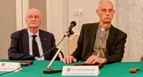 Dott. Roberto Tristano e mons. Antonino Raspanti