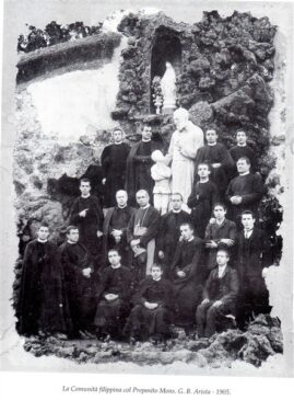 La Comunità filippina col Preposito mons Arista