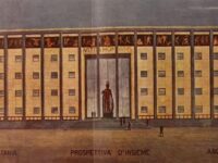 Palazzo di Giustizia Catania prospettiva dell’architetto Francesco Fichera del 1937