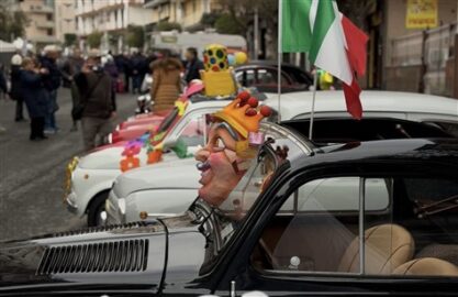 sfilata macchine carnevale