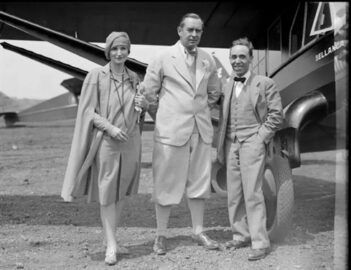 A destra Giuseppe Mario Bellanca Ingegnere aeronautico