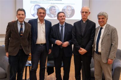 Pietrangelo Buttafuoco, Nicola DAgostino, Felice Cavallaro, mons.Antonino Raspanti e ass. Enzo di Mauro