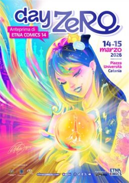 Manifesto di Diego Fichera per Etna comics Day zero