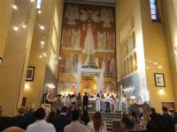 La chiesa con l’effigie del Cristo Re