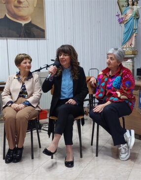 le relatrici. da sx Lella Costa,Daniela Greco e Rosa Maria Garozzo