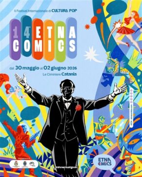 Etna Comics 2026, manifesto di Carpinteri dedicato a Pippo Baudo