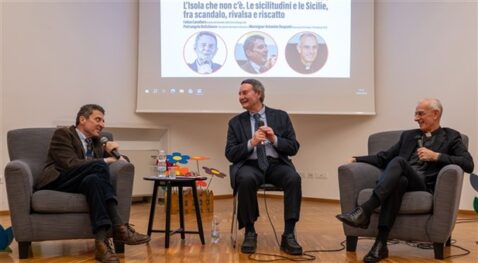 Pietrangelo Buttafuoco Felice Cavallaro e mons. Antonino Raspanti