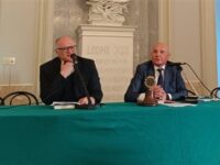 Don Vittorio Rocca con prof Rosario Faraci