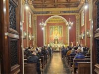 celebrazione messa nella cappella del Seminario diocesano