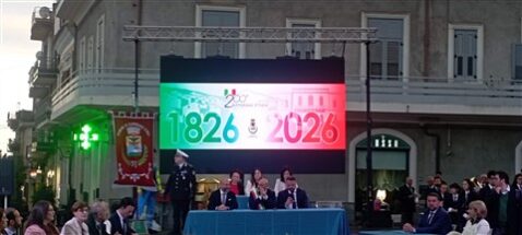 andiera bicentenario comune zafferana