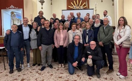 Chiesa san Michele Foto di gruppo dopo la proiezione