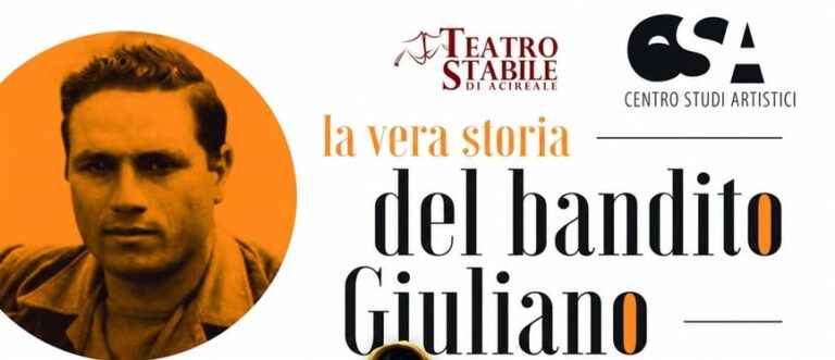sezione di locandina la vera storia del bandito Giuliano