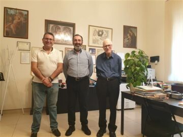 Giuseppe Longo, don Piero Sapienza e don Roberto Catalano
