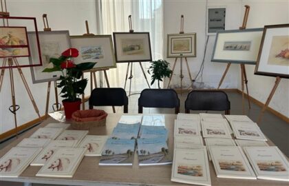 Mostra di pittura e libri di Giovanni Vecchio